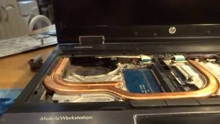 Чистка и замена пасты в ноутбуке HP Elitebook 8540w