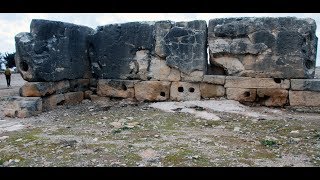 Megalithic blocks on the Sanctuary of Aphrodite at Palaepaphos Cyprus