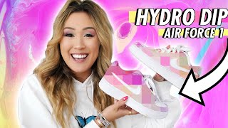 HYDRO DIPPING MY AIR FORCE 1 SHOES