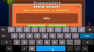 Как же добавить в друзья??? Geometry dash