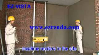 Машина автоматически штукатурки / máquina de estuque/ rendering