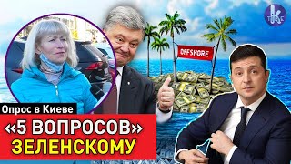 Порошенко, офшоры, тарифы? Зеленскому задали вопросы