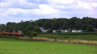 UP 4920 East Near Galt, Illinois on 7-18-09 (All EMD power)