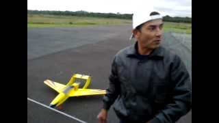 First Fly Shooting star F071 Rc Airplane .46 ASP Engine by Ze Garcia