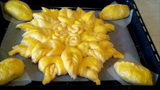 Красивый домашний дрожжевой пирог  Pie decoration Идея украшения