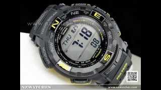 Casio Protrek Triple Sensor Compass Solar Watch PRG-260G-1, PRG260G With Extra Strap