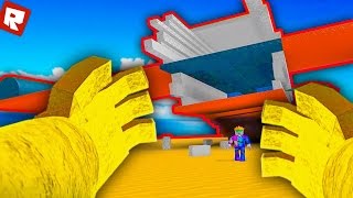 ЧИКА СМОГЛА ВЫЖИТЬ! ПАДЕНИЕ ГИГАНТСКОГО САМОЛЁТА! | Roblox