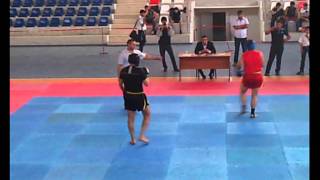 Vuqar Memmedov Wushu sanshou Azerbaijan championship 2011 .VOB