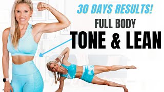GET STRONG and LEAN FULL BODY Workout - 30 DAYS RESULTS!
