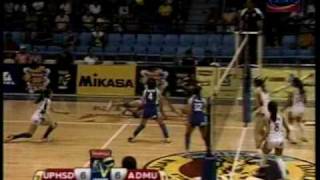 Shakey's V-League, S7 C2-- ADMU vs.  UPHSD, 4th Set Part I  [7/18/10]