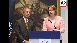 European bankers meet NYC Mayor Bloomberg on financial summit; analysis