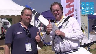 BLUE AIRLINES MERANO 4.4 ASPEN PRO F3J F3B INTERVIEW RALF STEINBACH SEGELFLUGMESSE (2013)