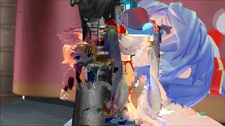 [MMD]Hentai Hero Boob Punch #2