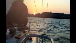 Leisure 17 segelt nach Helgoland