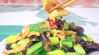 黃瓜最好吃做法，清爽可口，比大鱼大肉还过瘾【第一美食】