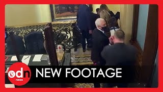 Dramatic NEW Footage Shows Mike Pence Being Rushed Away From Enraged Capitol Rioters
