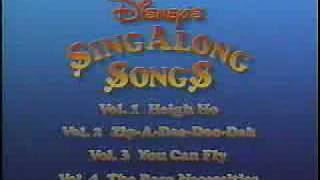 Disney Sing-Along Songs 1990 Promo 2.