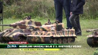TV SEVERKA - Modelári ukázali boje z 2. svetovej vojny