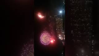 Hapy new year pháo hoa tại cầu Sài Gòn