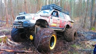 offroad 4x4 hard mudding deep mud full time 4wd внедорожники на бездорожье Crazy offroad mudding!