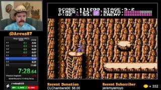 Ninja Gaiden NES speedrun in 11:39.933