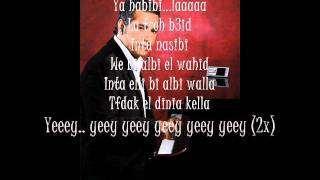Fadel Shaker- Ya Ghayeb Lyrics