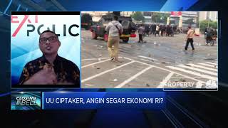 Saat Ini Investor Fokus ke Covid-19, UU Ciptaker Belum Bisa Beri Pengaruh