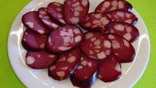 Московская колбаса варено-копченая  по Гост 12600-67 г. / Moscow sausage