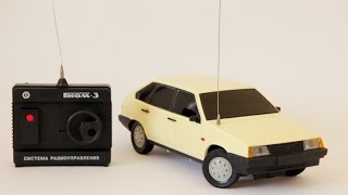 ВАЗ 2109 на радиоуправлении игрушка СССР