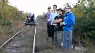 Bamboo Train, Battambang, Cambodia