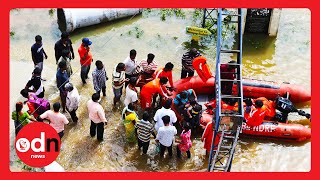 Hyderabad Flooding: Dramatic Footage as Record Rains Kill Several in India