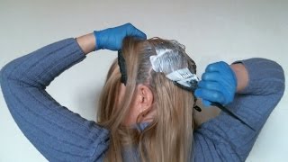 Как Покрасить Волосы в Домашних Условиях в Светлый Цвет Видео How to Color (dye) Your Hair at Home!