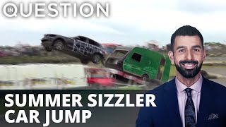WATCH: Bizarre crash-filled 'Summer Sizzler' car jump