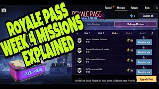 Season 6 Royale Pass WEEK 4 Missions Full EXPLAINED | PUBG Mobile [Hindi]