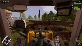 Construction Simulator 2015     ОБУЧЕНИЕ ЧЕТВЁРТЫЙ УРОК ФРОНТАЛНЫЙ ПОГРУЗЧИК