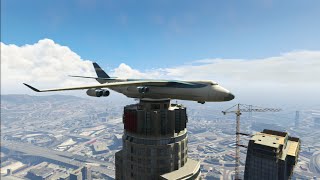 GTA 5: Impossible Landing Cargo Plane on Maze Bank! BEST GTA 5 Stunts | Episode 1