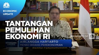 Jurus Menko Airlangga Hadapi Tantangan Pemulihan Ekonomi RI