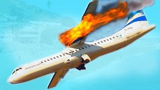 ГТА 5 МОДЫ СТРАШНОЕ КРУШЕНИЕ САМОЛЕТА! ОБЗОР МОДА В GTA 5! ИГРА ГТА - МИР ВИДЕО GTA 5 МОДЫ