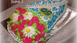 Торты БУКЕТЫ ЦВЕТОВ Мои работы Кремовые торты Bouquets of flowers Cakes