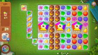 Gardenscapes Level 624 Walkthrough "No Boosters Used"