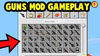 Minecraft GUN MOD GAMEPLAY (Ps3/Xbox360/PS4/XboxOne/WiiU)