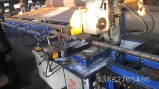 Автоматическая машина для резки труб. Automatic machine for cutting pipes.