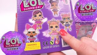 РАСПАКОВКА ЛОЛ DECODER Самая новая серия 4 серия LOL SURPRISE DECODER  LOL LED Fake LOL Dolls