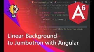 07 - Applying Linear Background to Jumbotron with Angular