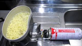兵式飯盒2型でインスタントラーメンを作ってみた
