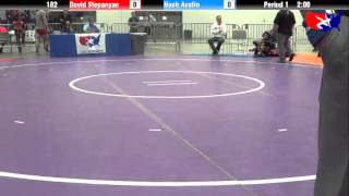 David Stepanyan vs. Noah Austin at 2013 West Jr. Freestyle Regional