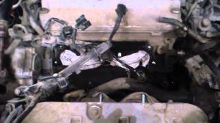 Honda Acura MDX снятие головки блока цилиндров
