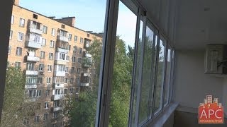 Технология ремонта и остекления балкона алюминиевыми окнами Provedal