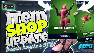 ?MenamesCho's LIVE ? *NEW* KING FLAMINGO ? ITEM SHOP UPDATE Fortnite Battle Royale 5th July 2019