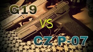 Glock19 vs CZ 75 P-07 (9mm)